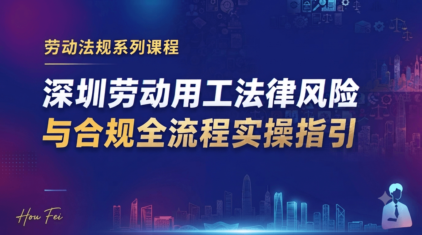 深圳劳动用工法律风险与合规全流程指引